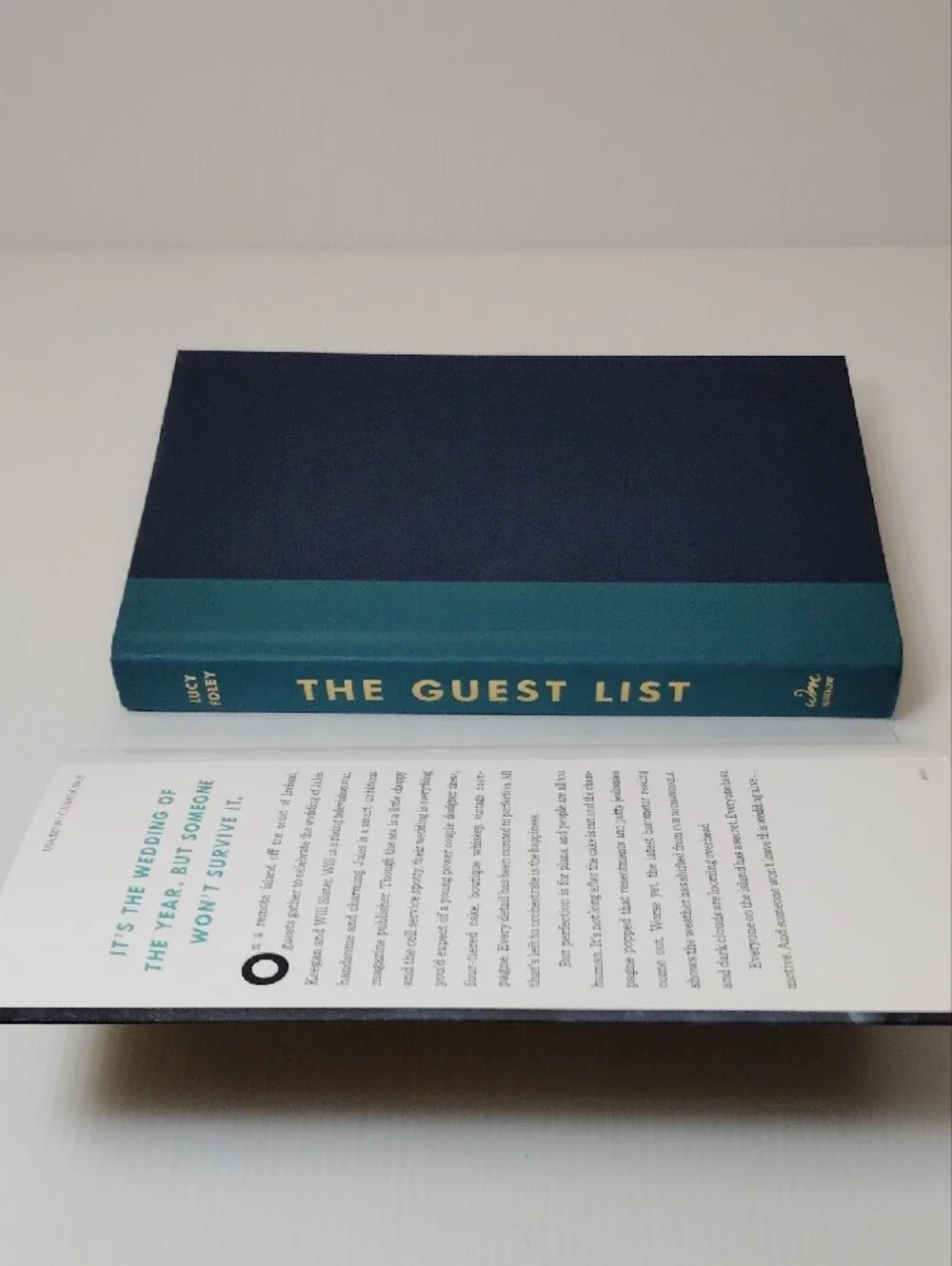 Barnes & Noble Black and Yellow 'The Guest List' Coffee Table Book
